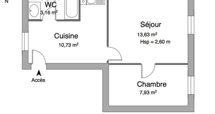 appartement 2 pièces à louer DIJON 21000 35.5 m²