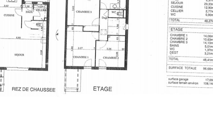 maison 4 pièces à louer SERGY 01630 96.7 m²