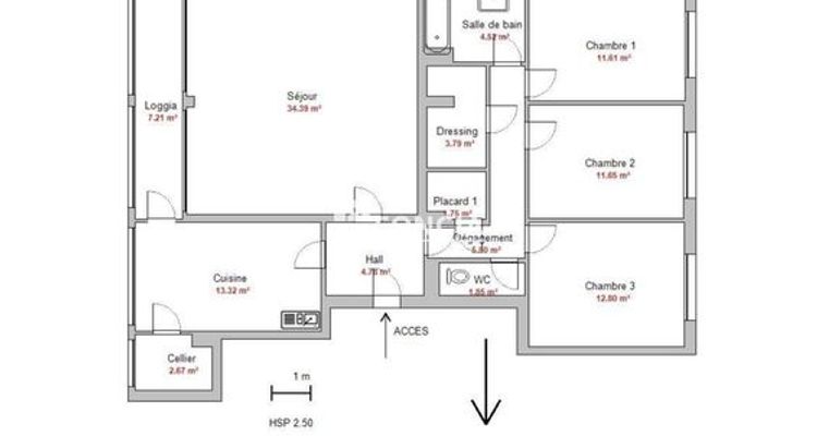 appartement 5 pièces à louer SAINT ETIENNE 42000 106.26 m²
