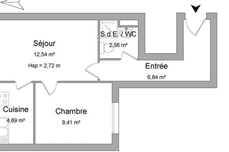 appartement 2 pièces à louer NANTES 44000 36 m²