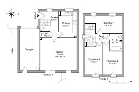Vue n°2 Maison 4 pièces à louer - LORIENT (56100) - 81.08 m²