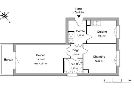 appartement 2 pièces à louer DOUVAINE 74140 52.4 m²