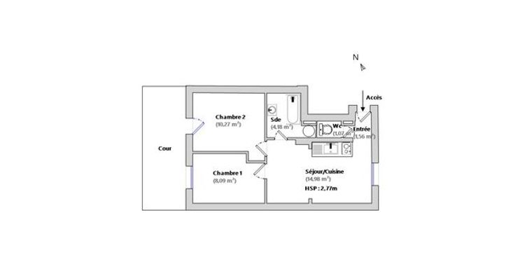 appartement 2 pièces à louer BORDEAUX 33300 40.15 m²
