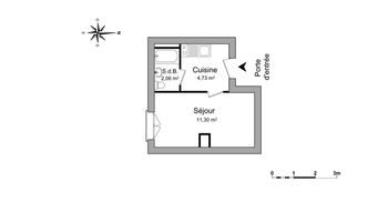 appartement 1 pièce à louer STRASBOURG 67000 18.1 m²