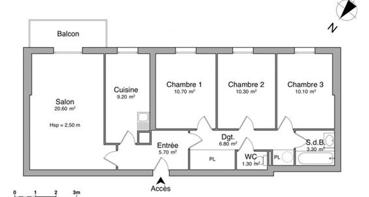 appartement 4 pièces à louer SCHILTIGHEIM 67300 78 m²