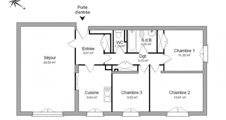 appartement 4 pièces à louer BEZIERS 34500 91.5 m²