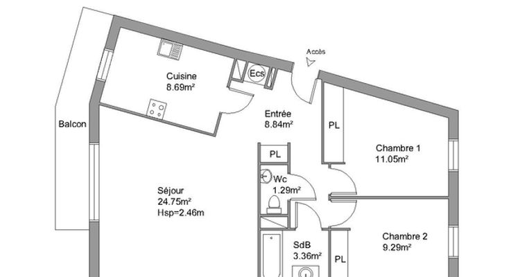 appartement 3 pièces à louer FERNEY VOLTAIRE 01210 67.3 m²