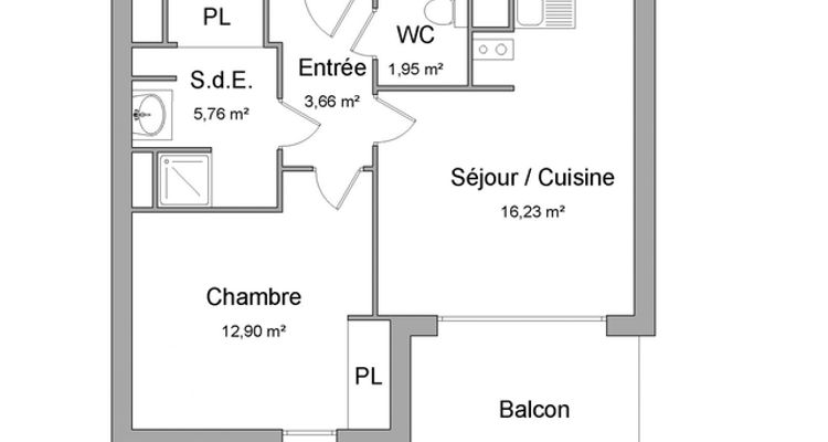appartement 2 pièces à louer LE BOUSCAT 33110 40.5 m²
