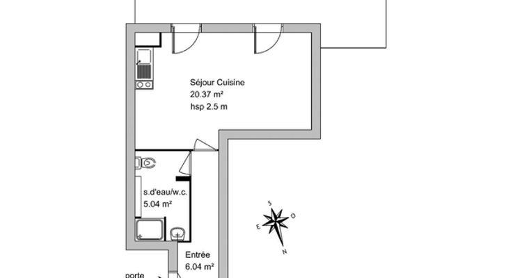 appartement 1 pièce à louer MONTPELLIER 34070 31.5 m²
