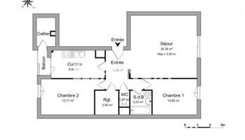 appartement 3 pièces à vendre TOULOUSE 31400 73 m²