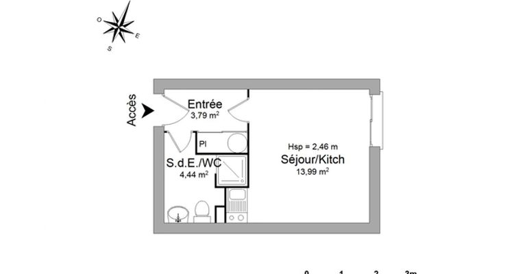 appartement 1 pièce à louer RAMONVILLE ST AGNE 31520 22.2 m²