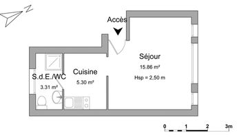 appartement 1 pièce à louer RETHEL 08300 24.5 m²