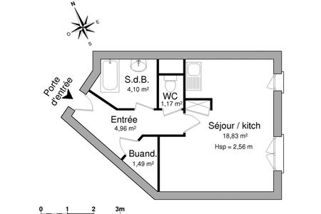 appartement 1 pièce à louer LYON 6ᵉ 69006 30.6 m²