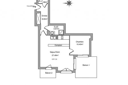 appartement 2 pièces à louer ORLEANS 45000 51.1 m²
