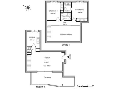 appartement 3 pièces à louer MONTPELLIER 34070 69.1 m²