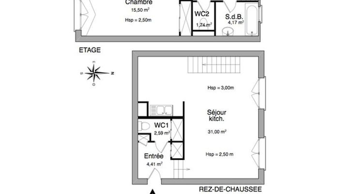 appartement 2 pièces à louer RIOM 63200 61.9 m²