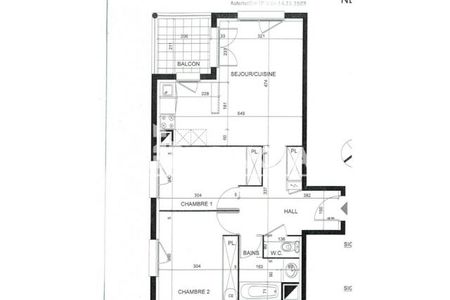 appartement 3 pièces à vendre VALENCIENNES 59300 54 m²