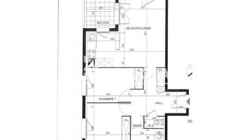 appartement 3 pièces à vendre VALENCIENNES 59300 54 m²