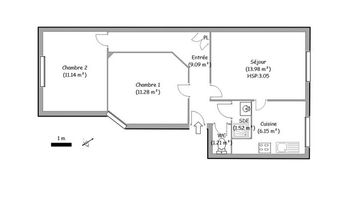 appartement 3 pièces à louer MONTPELLIER 34000 54.37 m²
