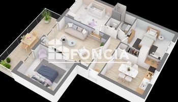 appartement 4 pièces à vendre Grenoble 38000 64 m²