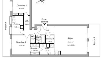 appartement 3 pièces à louer NANTES 44000 73.7 m²