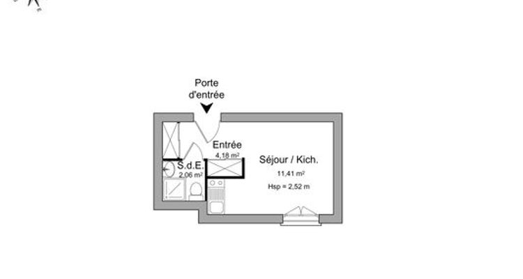 appartement 1 pièce à louer CERGY LE HAUT 95800 17.65 m²