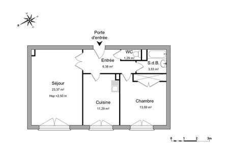 appartement 2 pièces à louer VIENNE 38200 59.5 m²