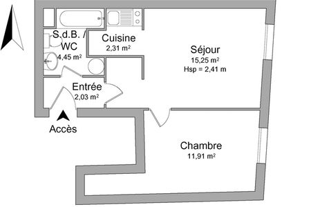 appartement 2 pièces à louer BORDEAUX 33000 36 m²