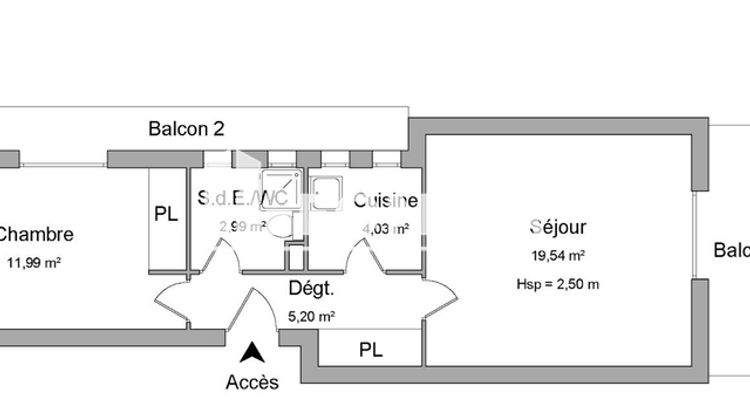 appartement 2 pièces à vendre LE LAVANDOU 83980 43.75 m²