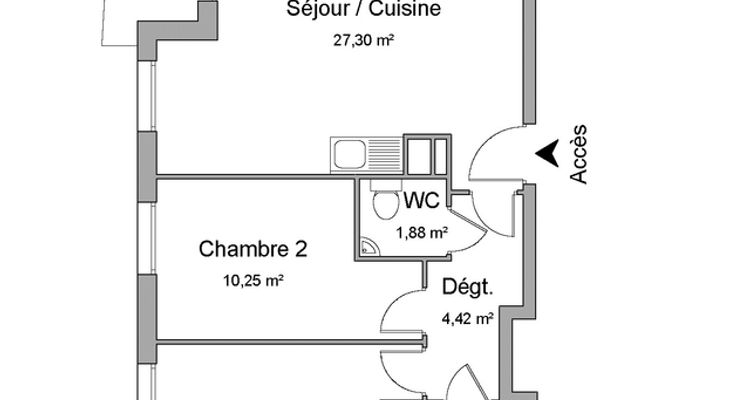 appartement 3 pièces à louer DIJON 21000 60.2 m²