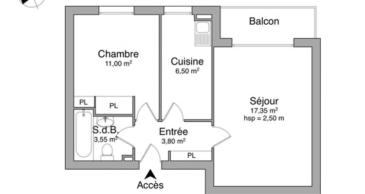 appartement 2 pièces à louer FONTAINE LES DIJON 21121 42.2 m²