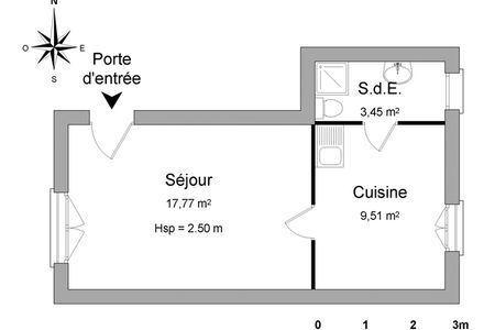 appartement 1 pièce à louer PAU 64000