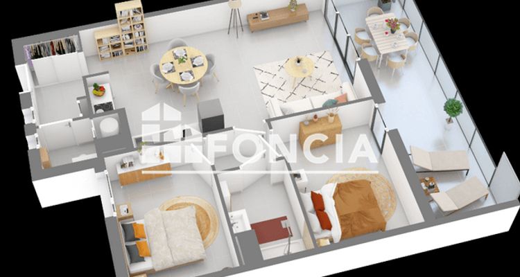 appartement 3 pièces à vendre La Londe-les-Maures 83250 67.9 m²