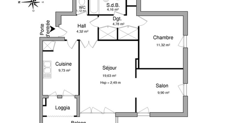 appartement 3 pièces à louer AVIGNON 84000 65 m²