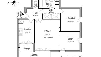 appartement 3 pièces à louer AVIGNON 84000 65 m²