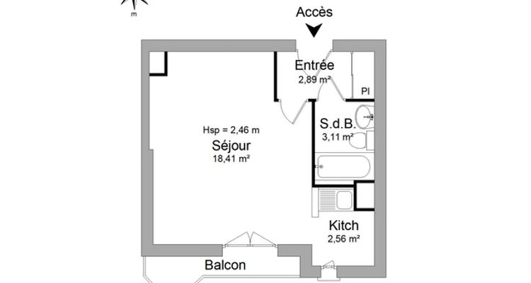 appartement 1 pièce à louer CERGY LE HAUT 95800 27 m²