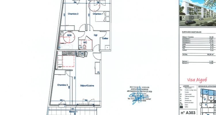 appartement 4 pièces à louer AVIGNON 84000 85.3 m²