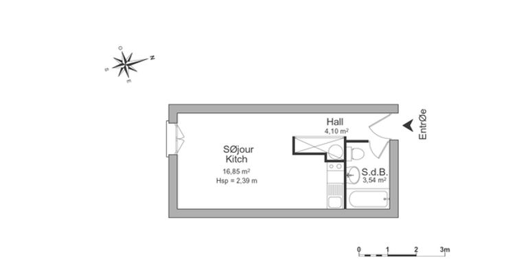 appartement 1 pièce à louer BORDEAUX 33000 24.5 m²