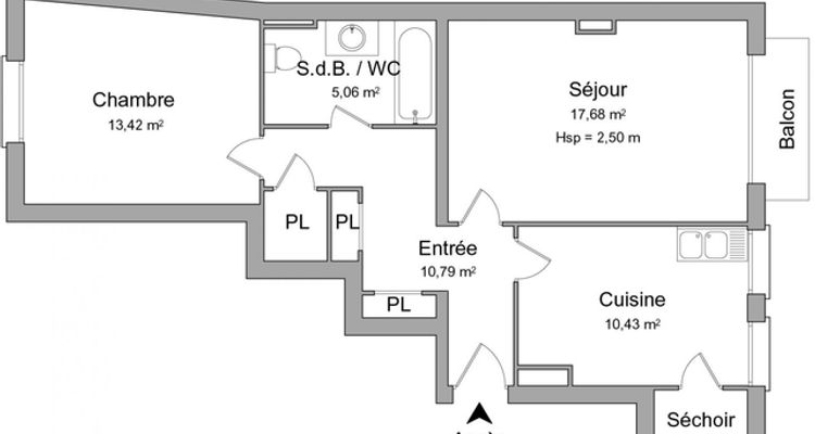 appartement 2 pièces à louer NANTES 44000 57.4 m²