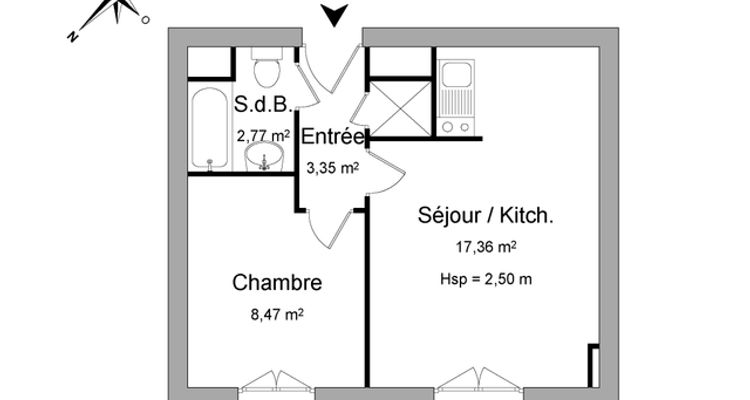 Vue n°1 Appartement 2 pièces T2 F2 à louer - Limoges (87000)