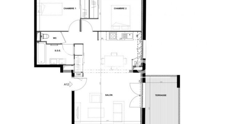 appartement 3 pièces à vendre BALMA 31130 63.44 m²