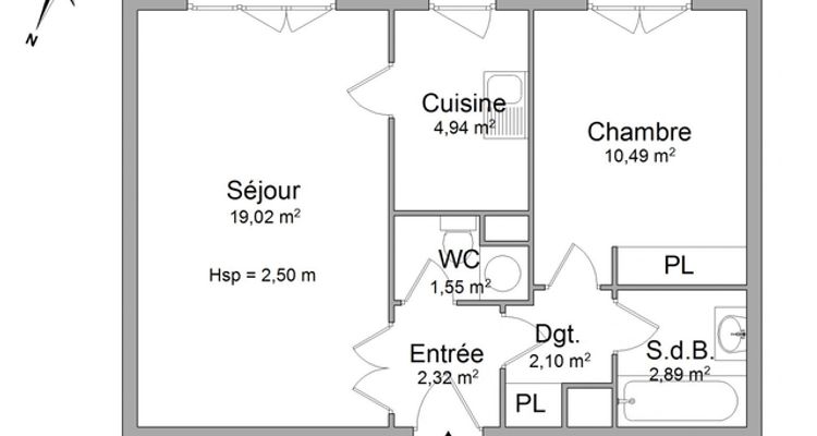 appartement 2 pièces à louer ISSY LES MOULINEAUX 92130 43.3 m²