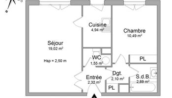 appartement 2 pièces à louer ISSY LES MOULINEAUX 92130 43.3 m²