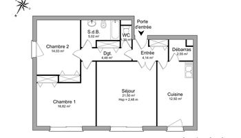 appartement 3 pièces à louer NANCY 54000 82.8 m²