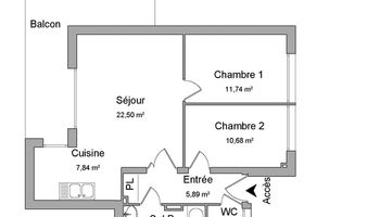appartement 3 pièces à louer DIJON 21000 66.2 m²