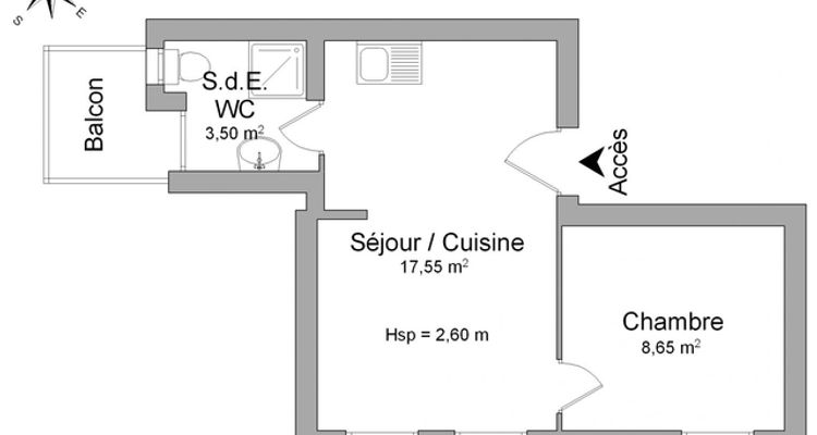 appartement 2 pièces à louer MARSEILLE 6ᵉ 13006 29.7 m²