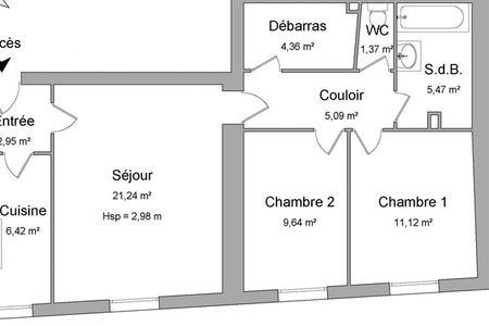 appartement 3 pièces à louer CHATEAU-RENAULT 37110 67.7 m²