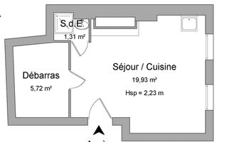appartement 1 pièce à louer TOULOUSE 31000 27 m²