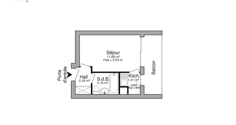 appartement 1 pièce à louer STRASBOURG 67000 18.9 m²