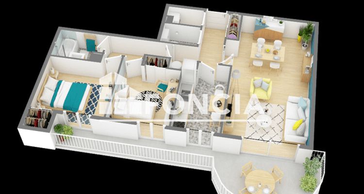 Vue n°1 Appartement 3 pièces à vendre - Saint Germain En Laye (78100) 343 000 €